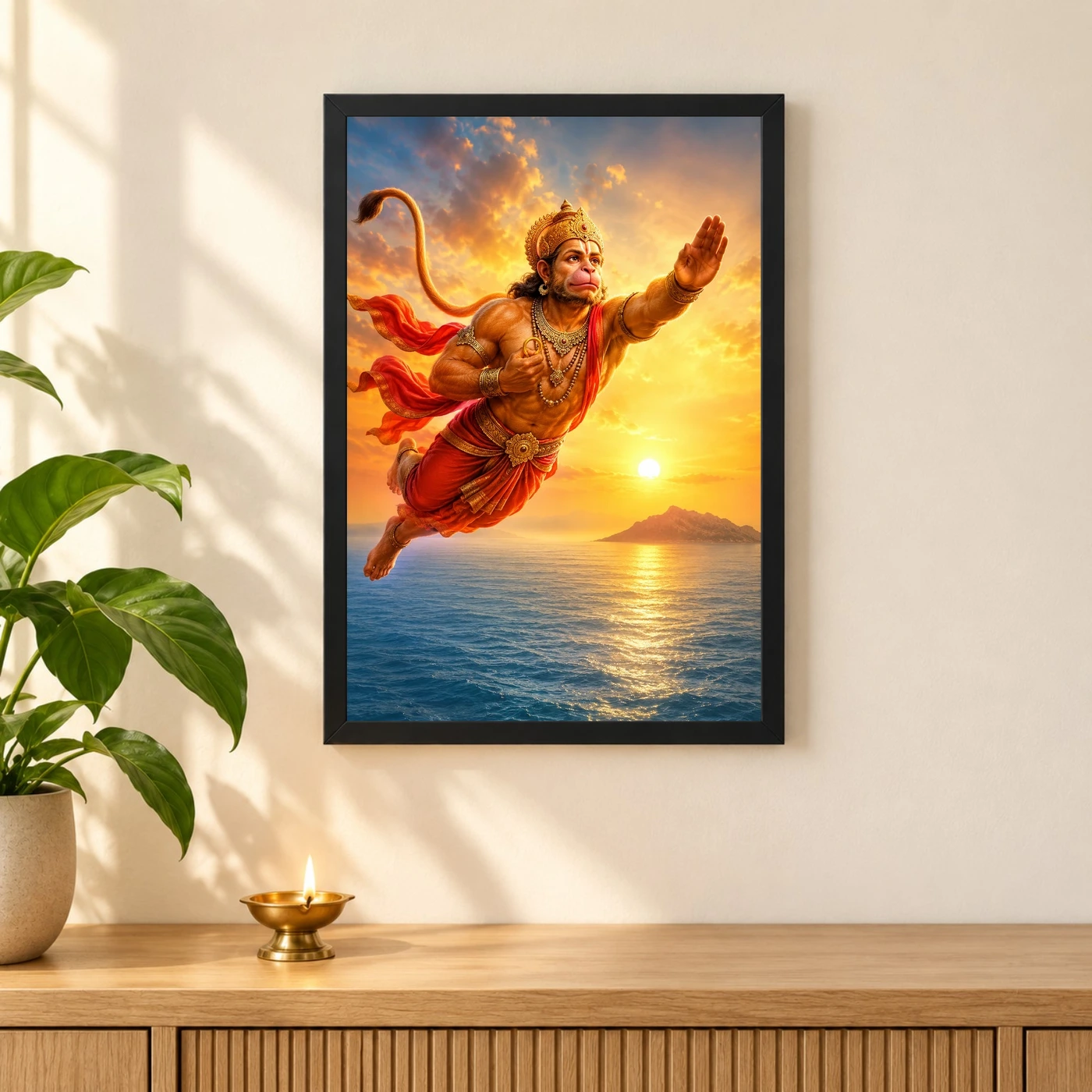 Flying Hanuman — Ocean Crossing Frame, view 3