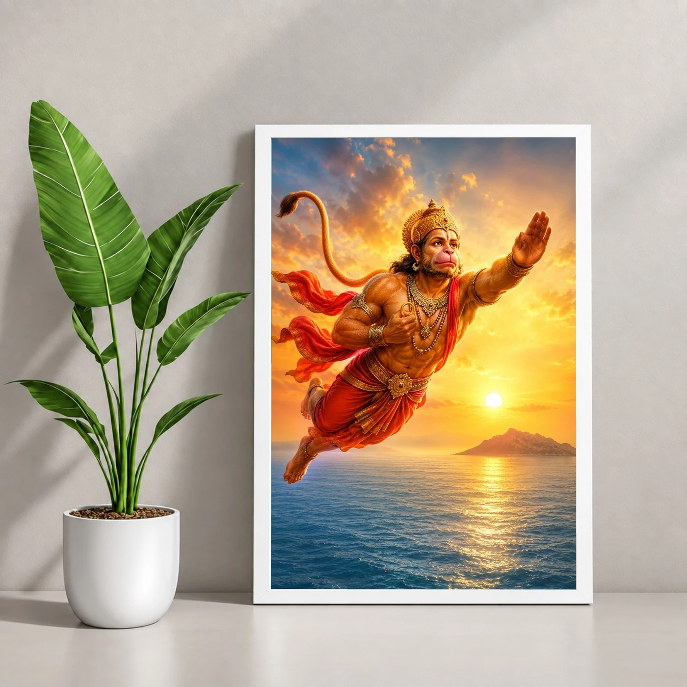 Flying Hanuman — Ocean Crossing Frame, view 4
