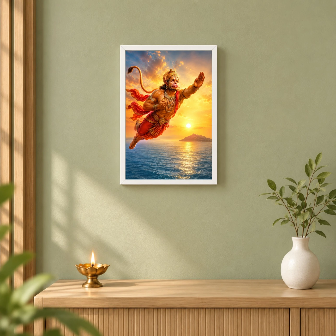 Flying Hanuman — Ocean Crossing Frame, view 6