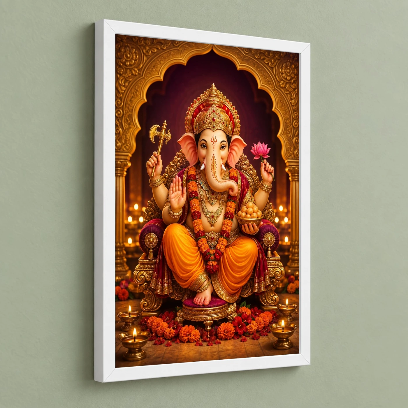 Ganesh Chaturthi — Festival Pandal Blessings Frame, view 5