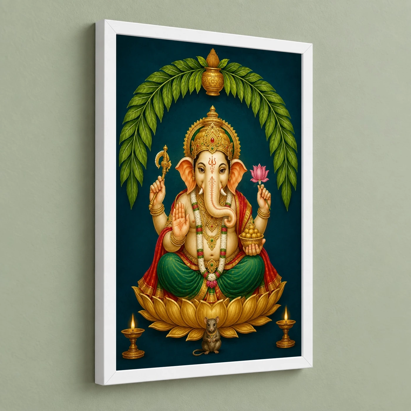 Ganesha — Main Entrance Blessings Frame, view 5