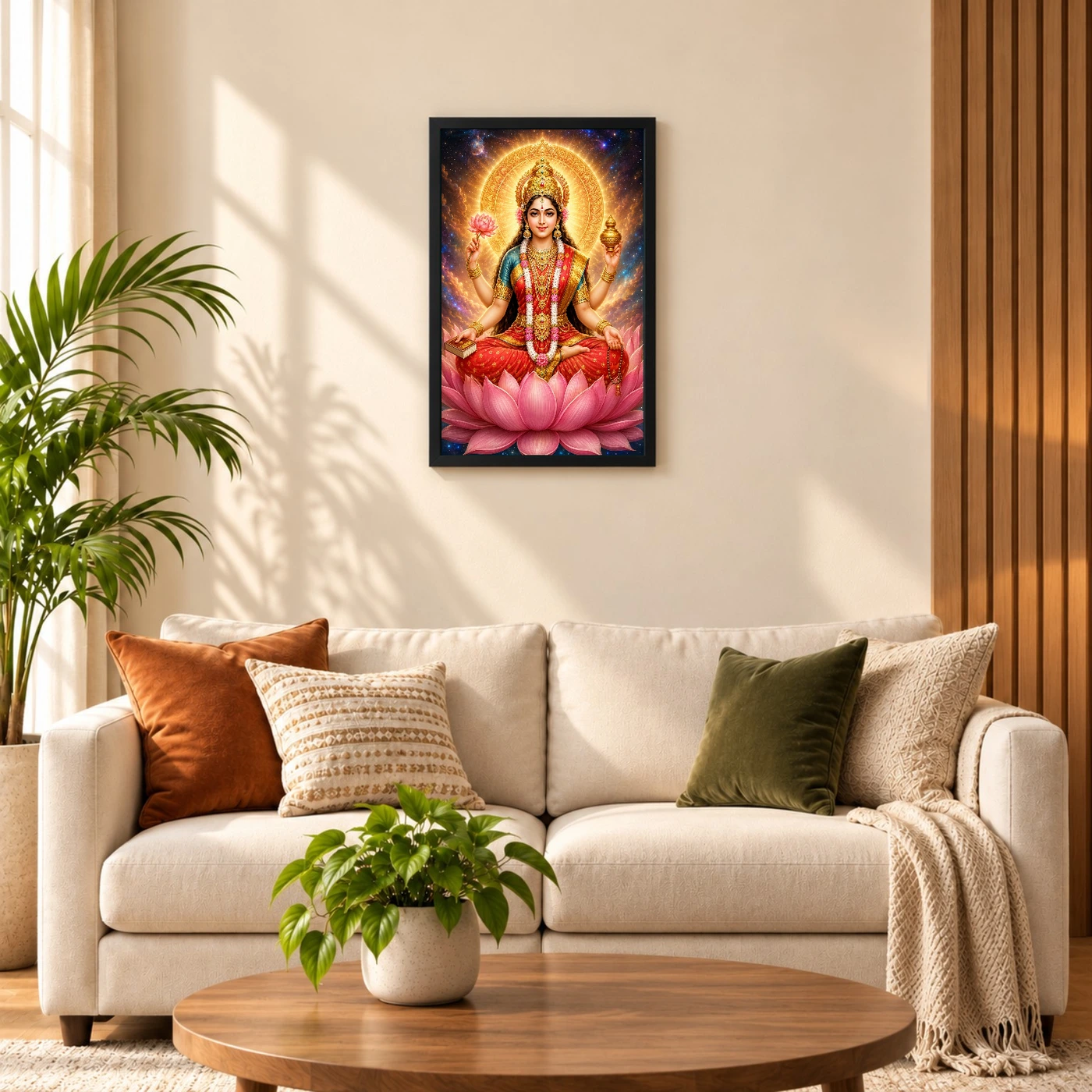 Gayatri Devi Cosmic Celestial Aura Photo Frame, view 8