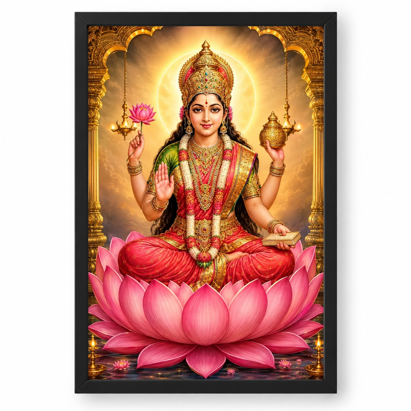 Gayatri Devi Heritage Temple Architecture Backdrop Photo Frame