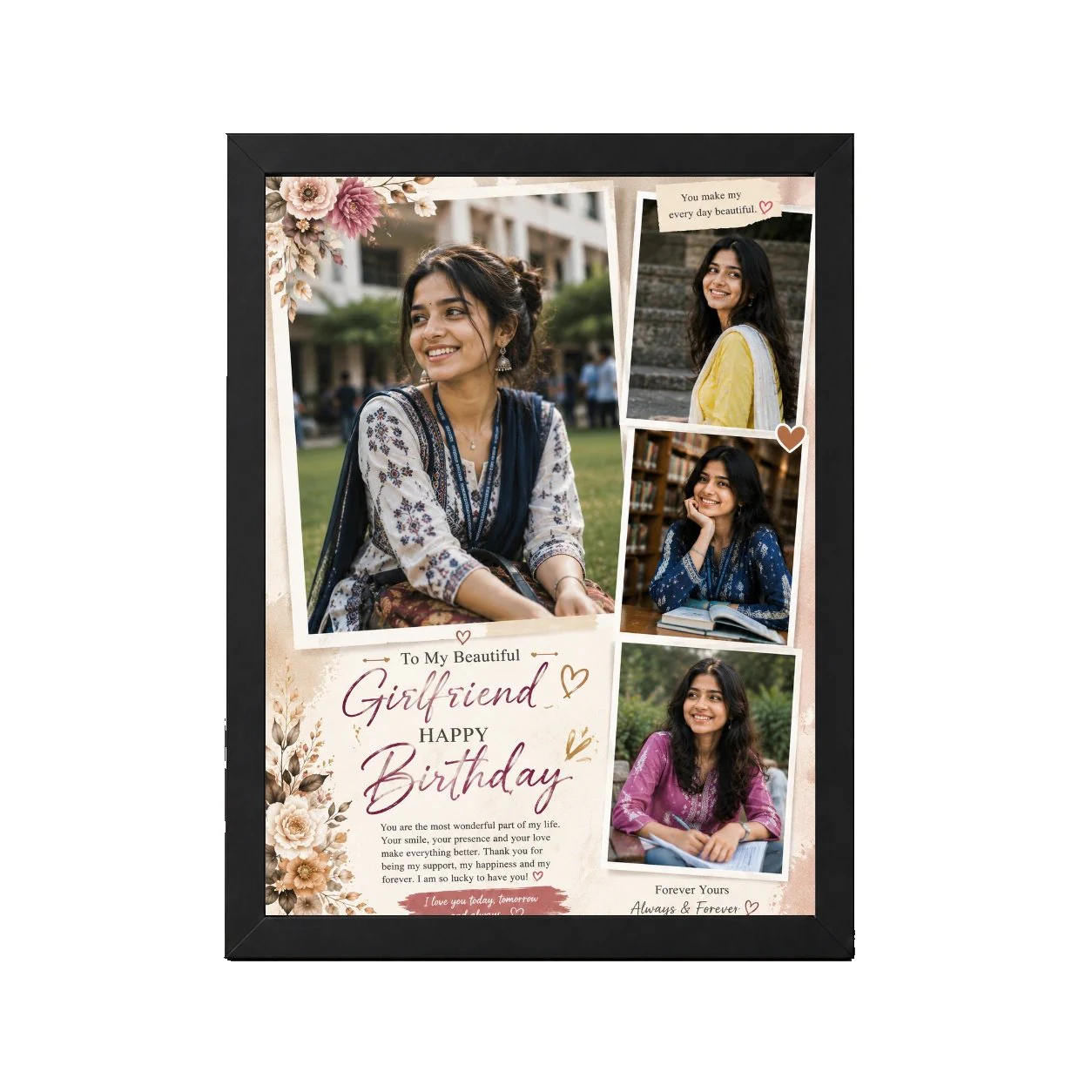 Girlfriend Birthday Photo Frame