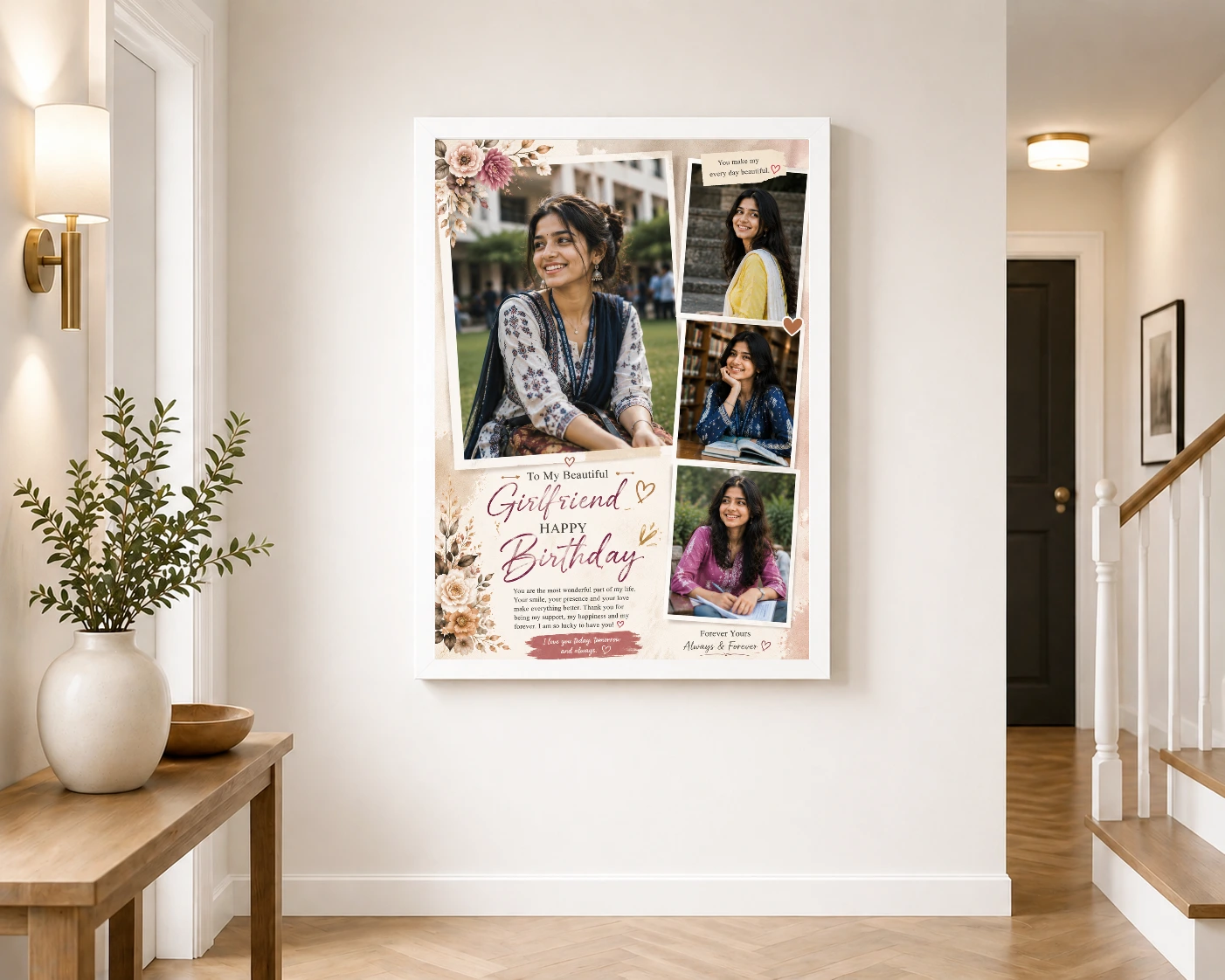 Girlfriend Birthday Photo Frame, view 6