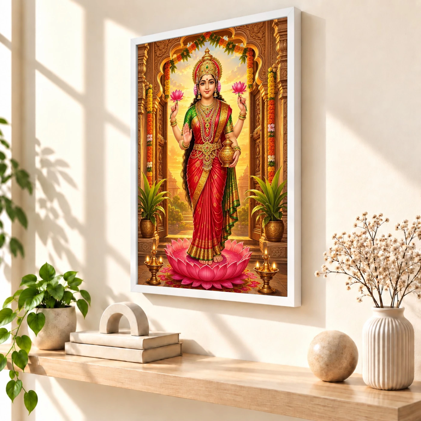 God Lakshmi — Auspicious Entrance Blessings Frame, view 7