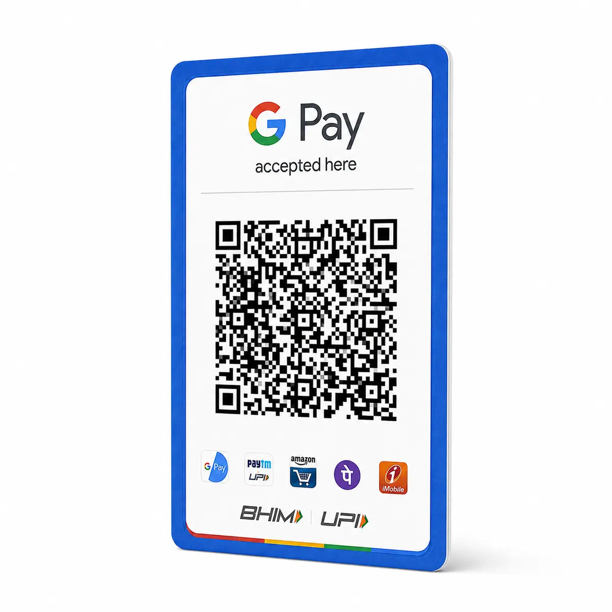 Google Pay QR Code PVC Card, view 5
