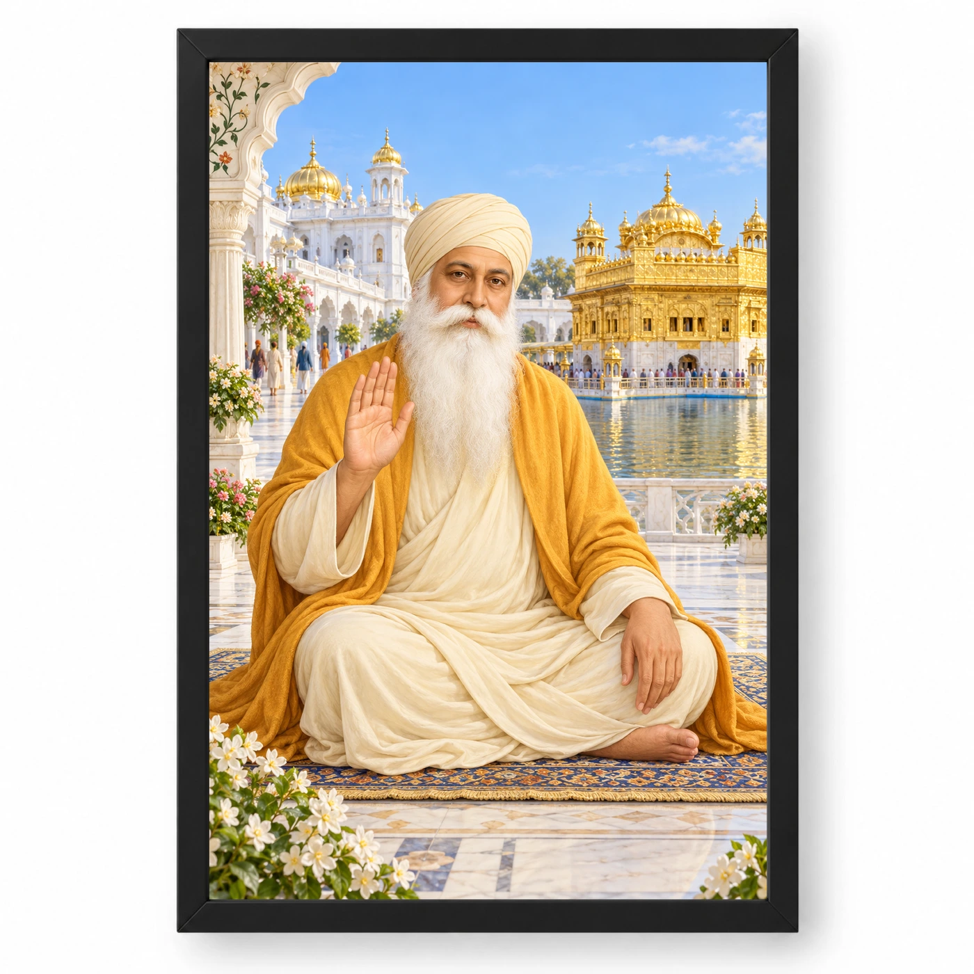 Guru Nanak Dev Heritage Temple Architecture Backdrop Photo Frame