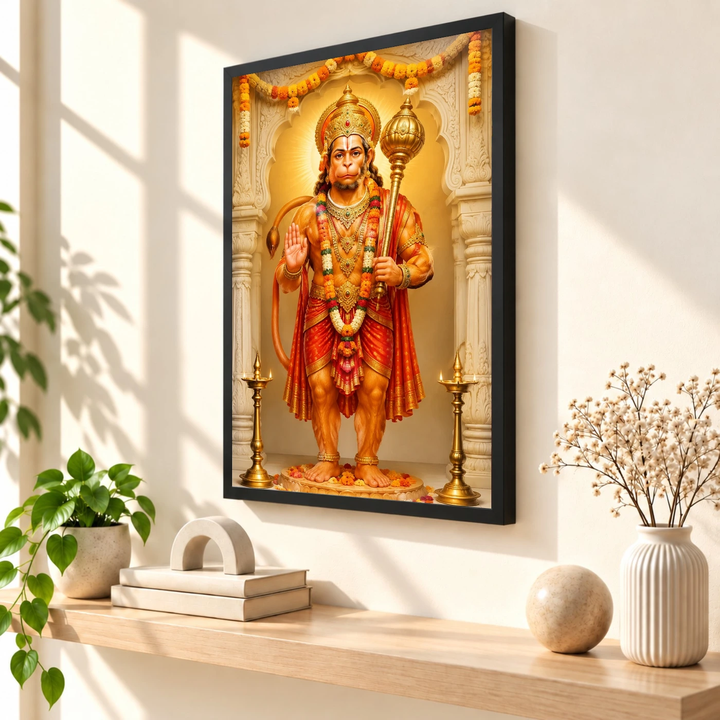 Hanuman Ji — Hanuman Jayanti Temple Frame, view 2