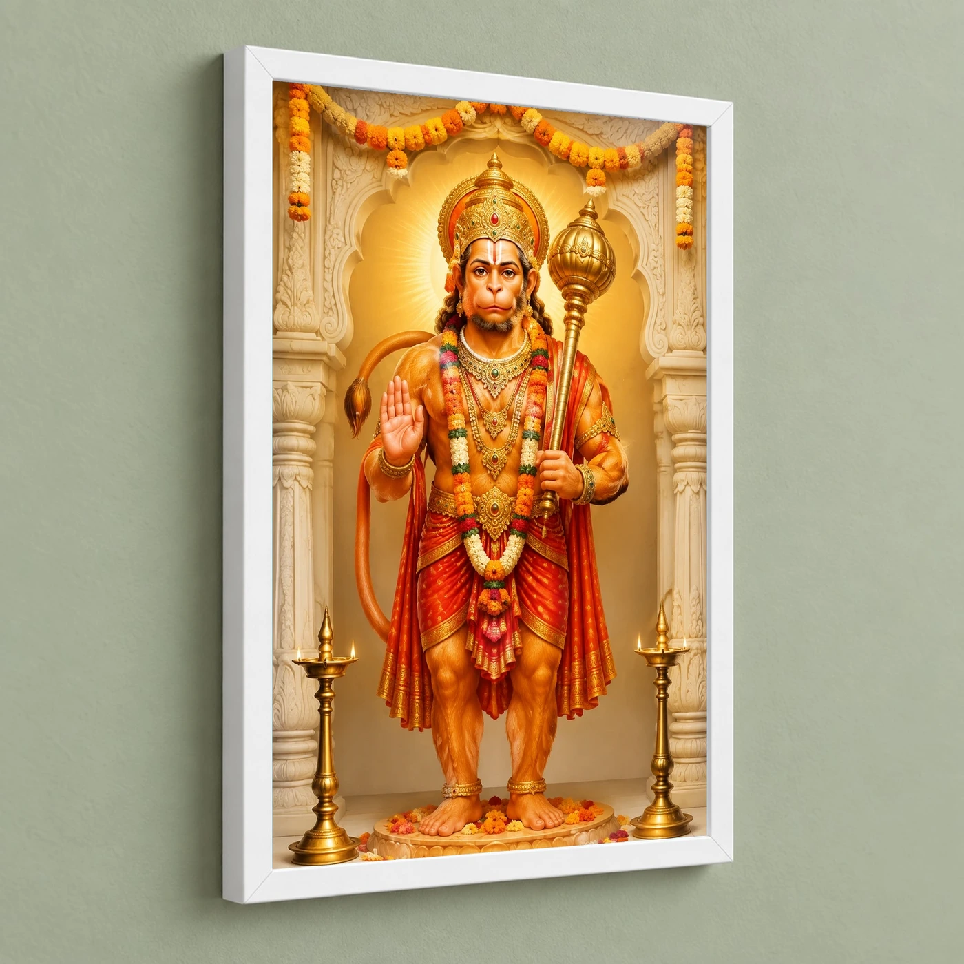 Hanuman Ji — Hanuman Jayanti Temple Frame, view 5