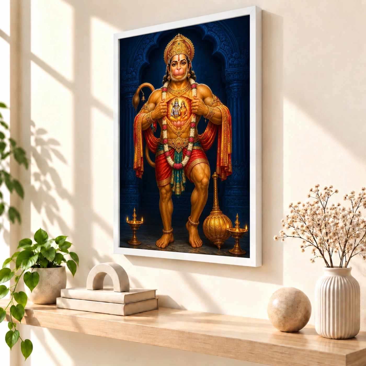 Hanuman — Ram Sita in Heart Frame, view 7