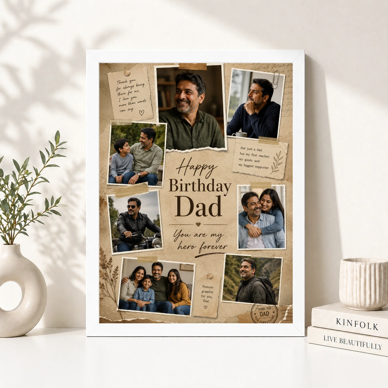 Happy Birthday Papa Photo Frame, view 8