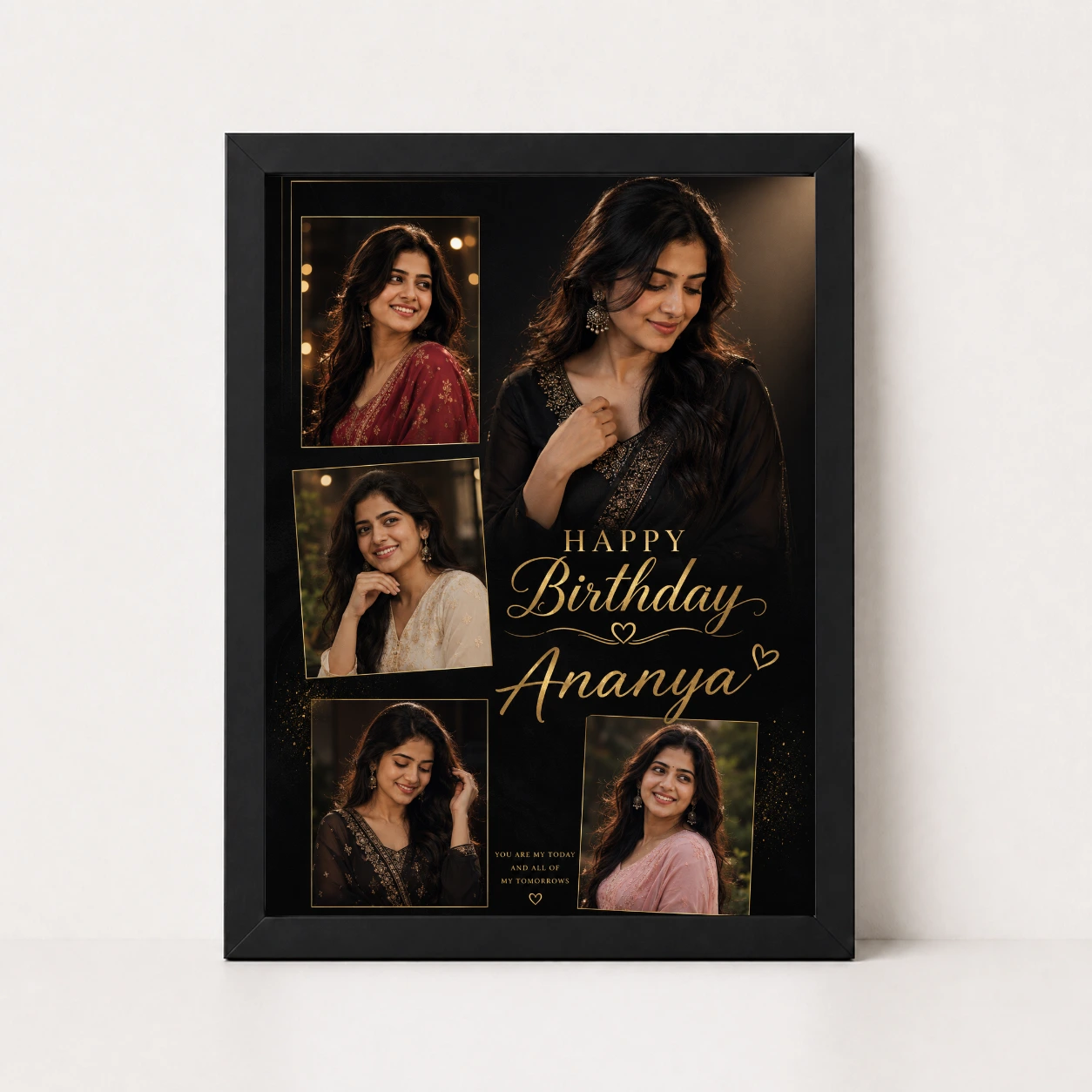 Happy Birthday Wife Photo Frame Elegant Theme, view 9