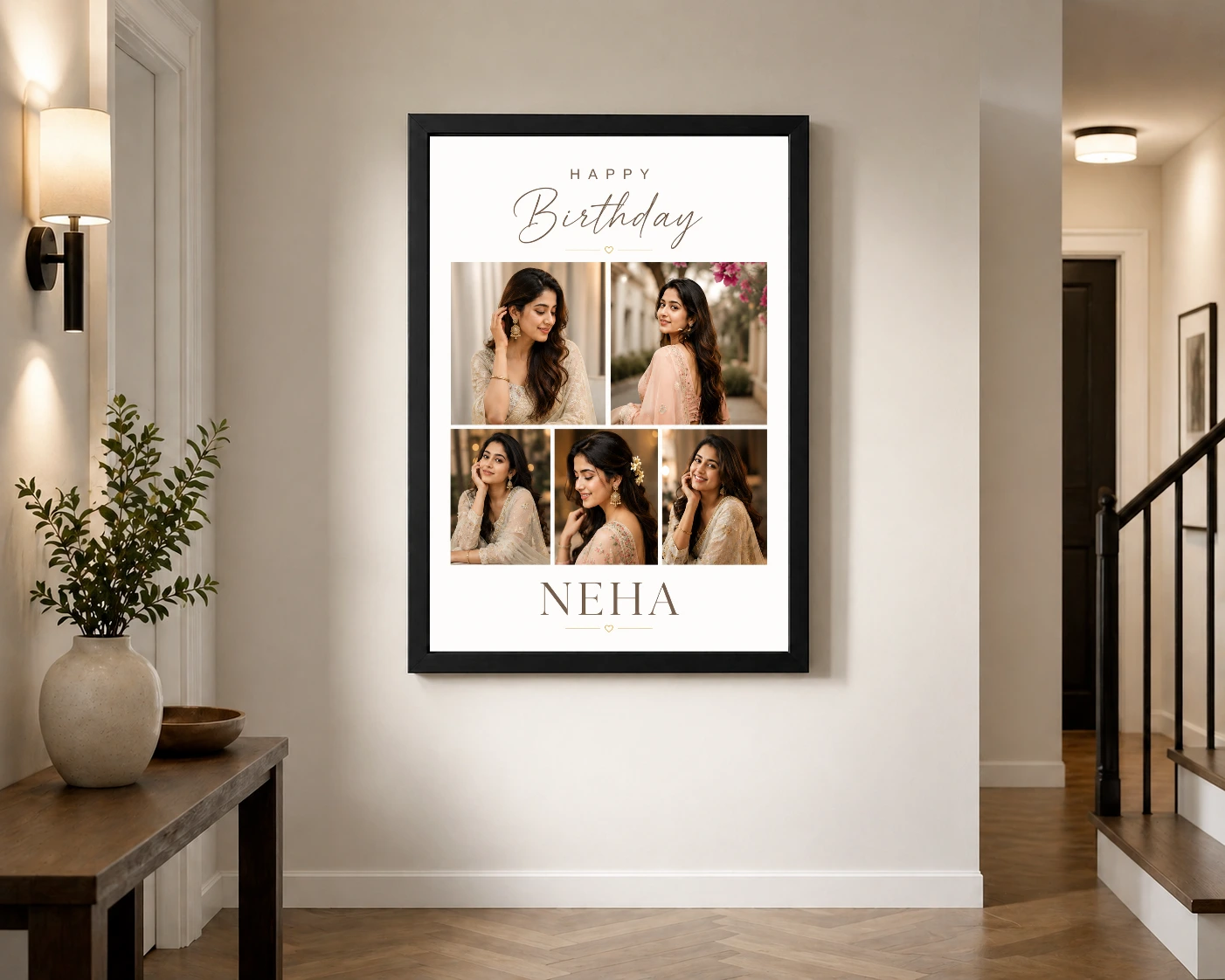 Happy Birthday Wife Photo Frame, view 2