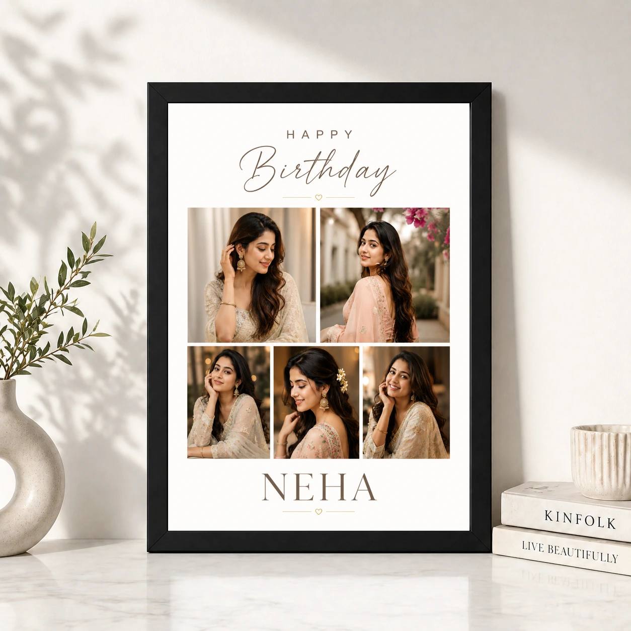 Happy Birthday Wife Photo Frame, view 4
