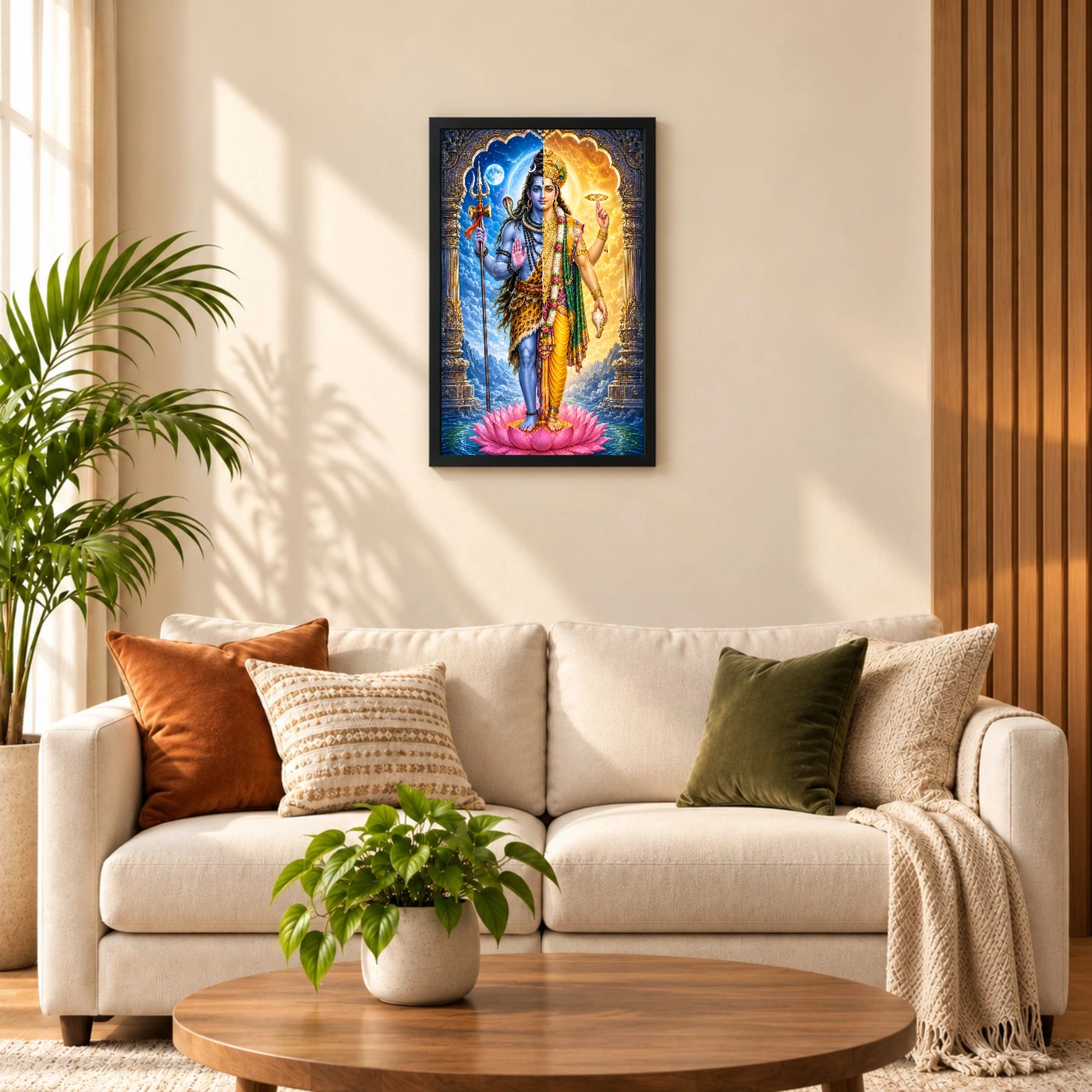 Harihara Shiva Vishnu Divine Unity Photo Frame, view 8