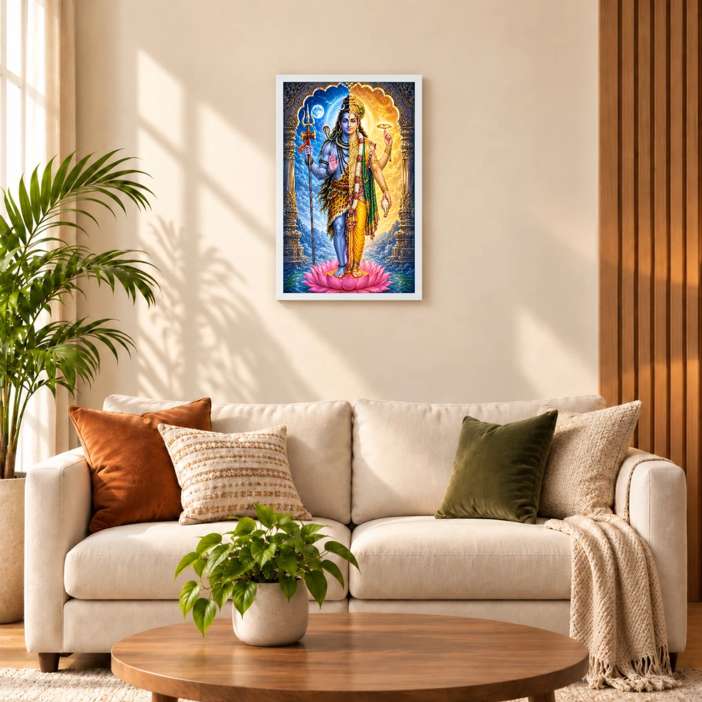 Harihara Shiva Vishnu Divine Unity Photo Frame, view 9