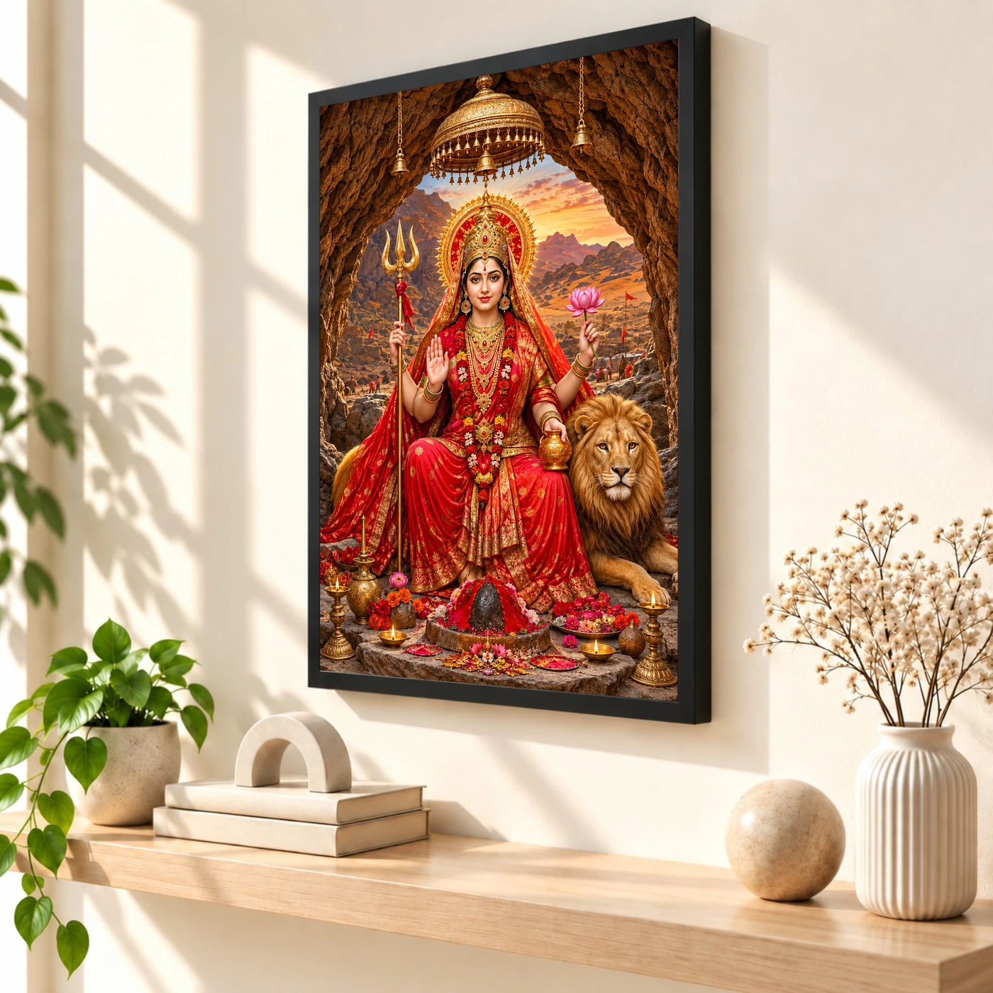 Hinglaj Mata Cave Shrine Photo Frame, view 2