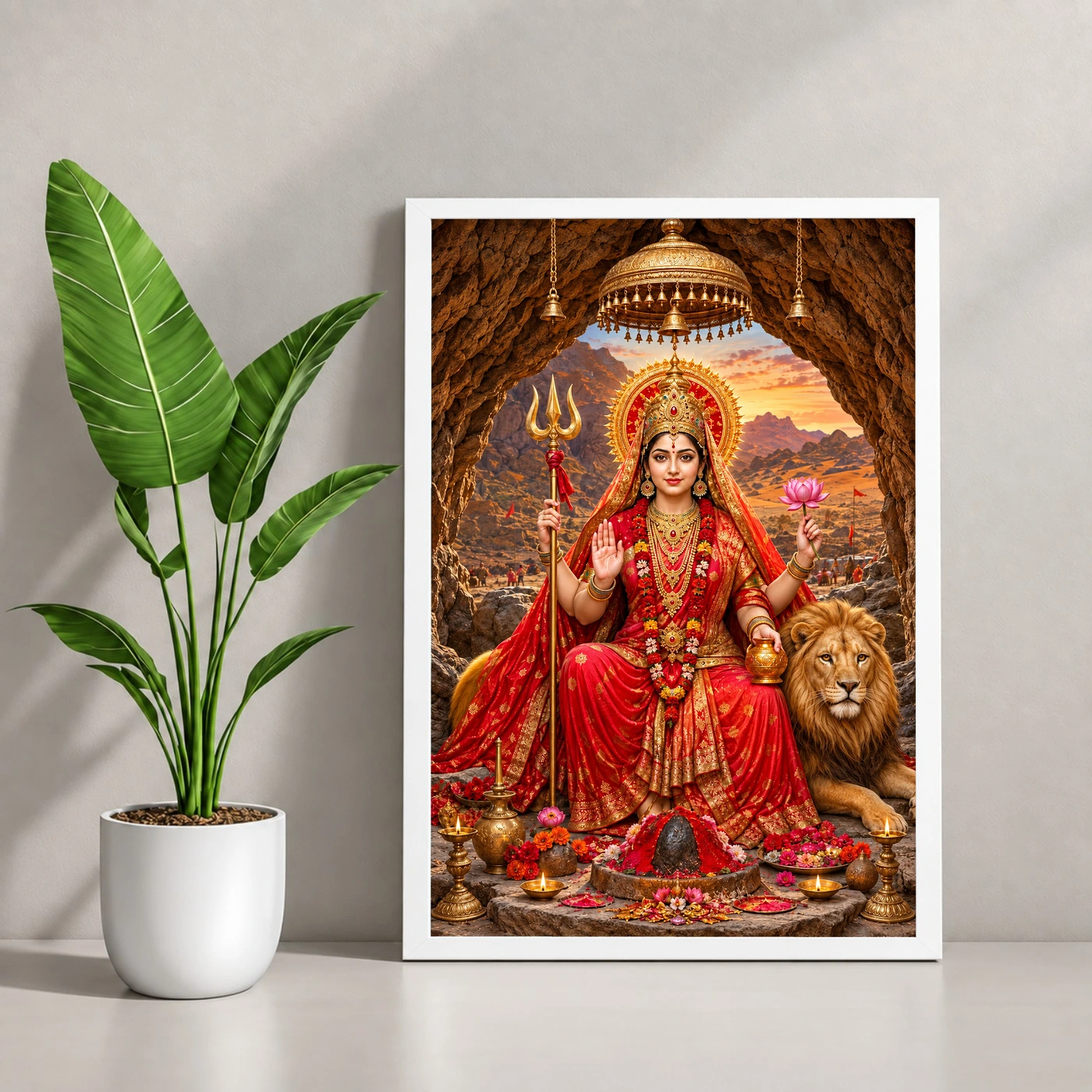 Hinglaj Mata Cave Shrine Photo Frame, view 4