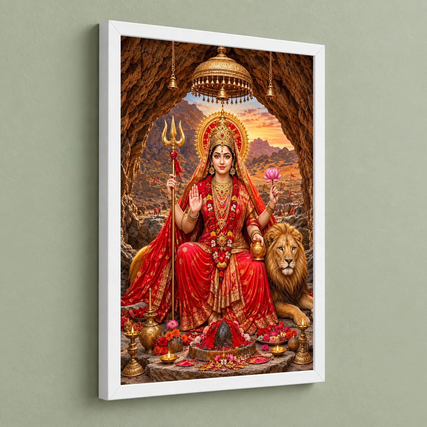 Hinglaj Mata Cave Shrine Photo Frame, view 5