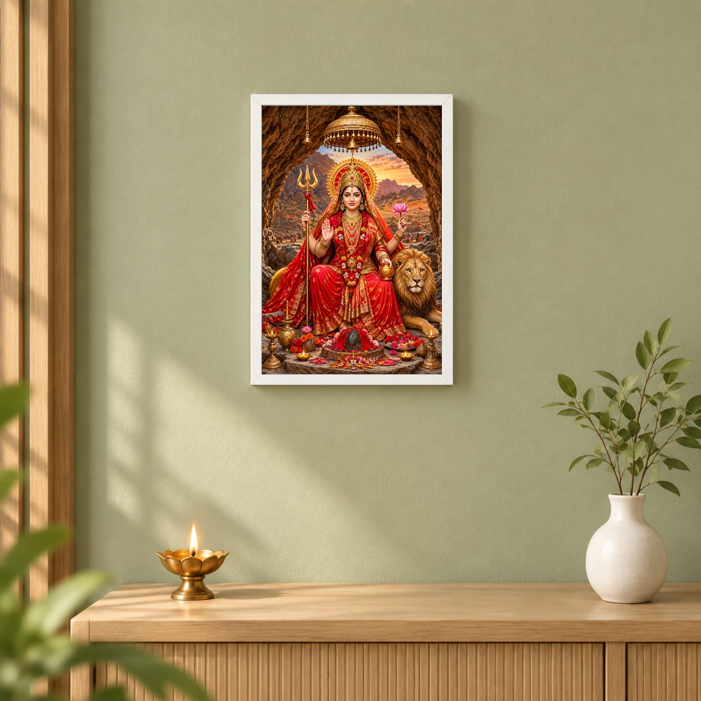 Hinglaj Mata Cave Shrine Photo Frame, view 6