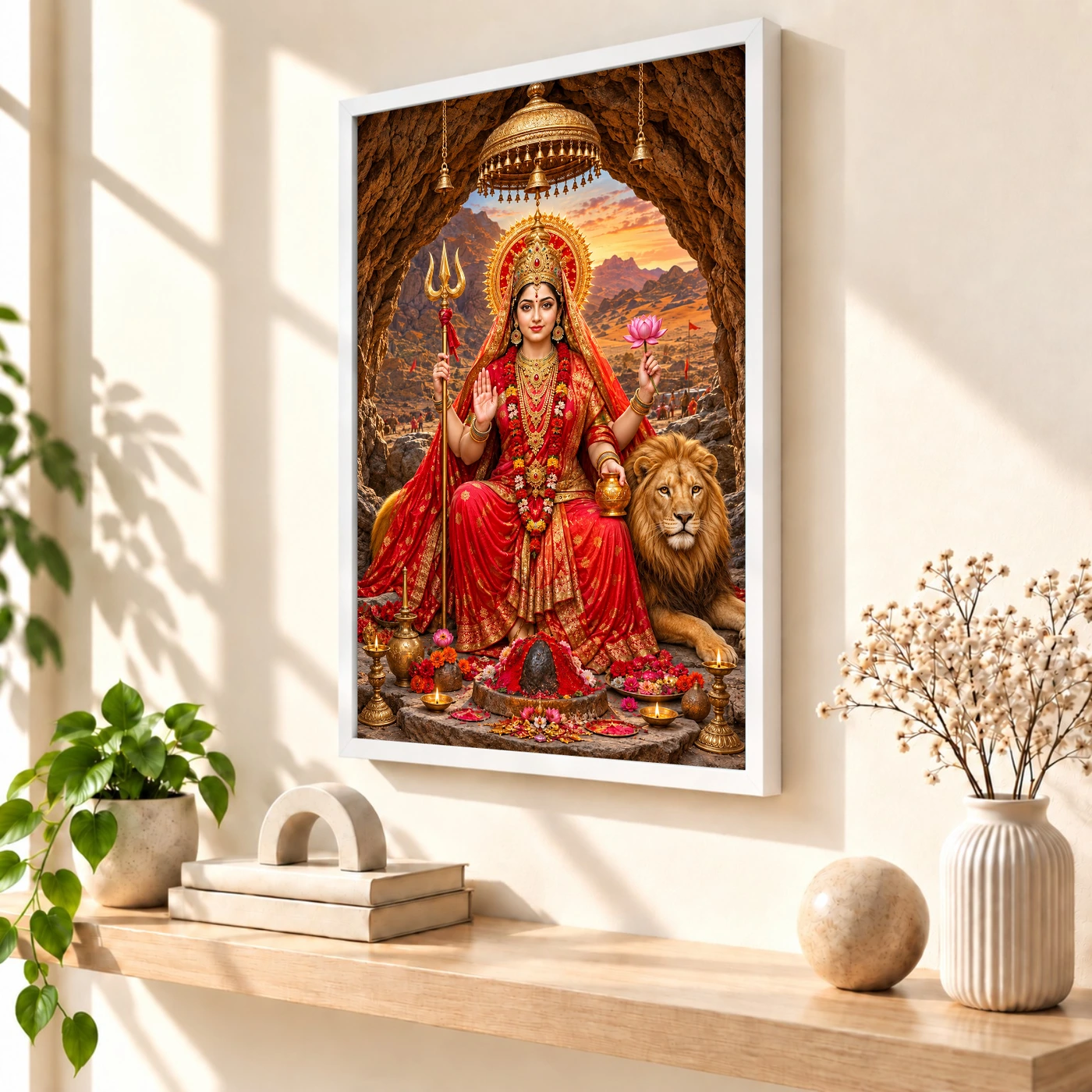Hinglaj Mata Cave Shrine Photo Frame, view 7