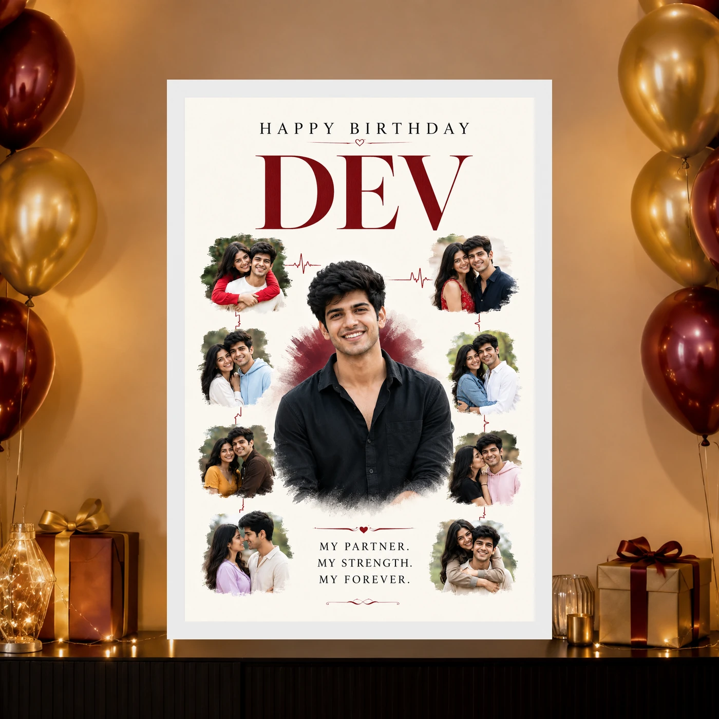 Husband Birthday Photo Frame, view 10