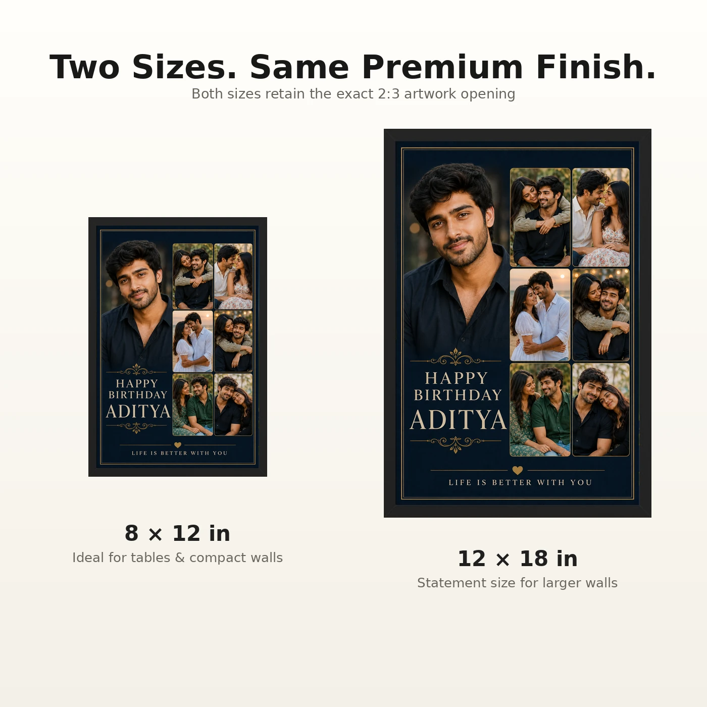Husband Photo Frame Birthday Classic Design, view 8