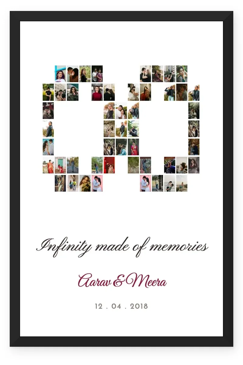 Infinity Memories Photo Collage Frame