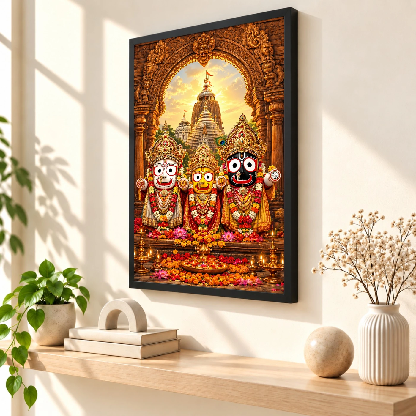 Jagannath Trinity Puri Rath Yatra Photo Frame, view 2