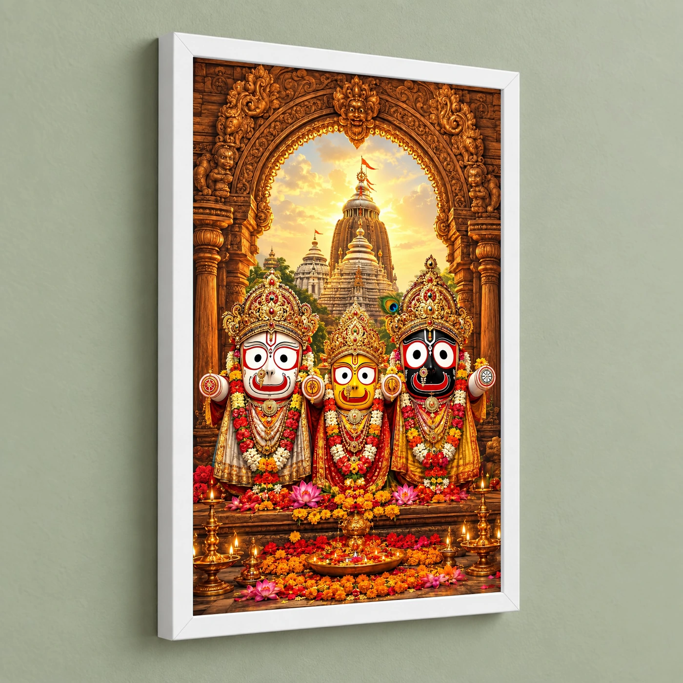 Jagannath Trinity Puri Rath Yatra Photo Frame, view 5