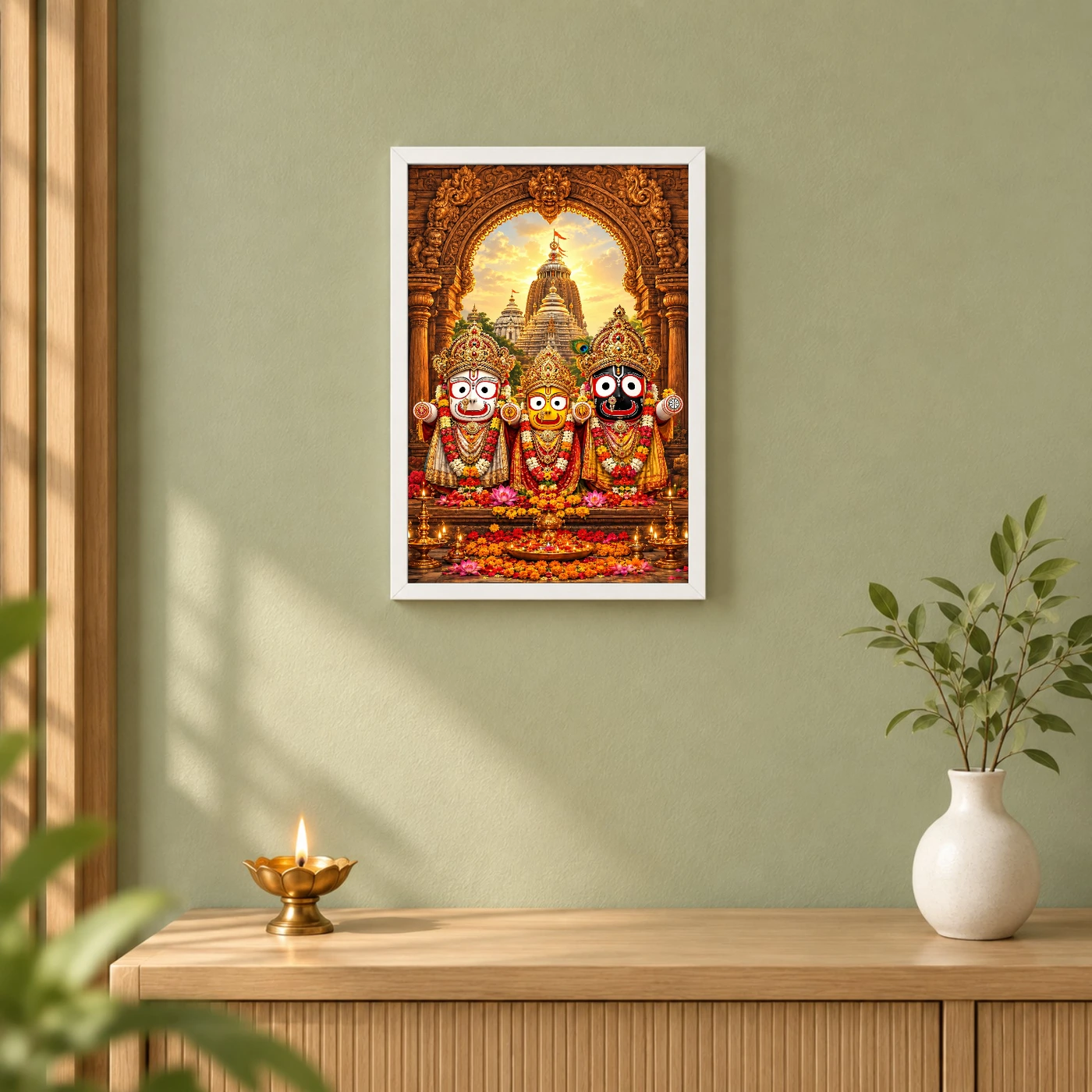 Jagannath Trinity Puri Rath Yatra Photo Frame, view 6
