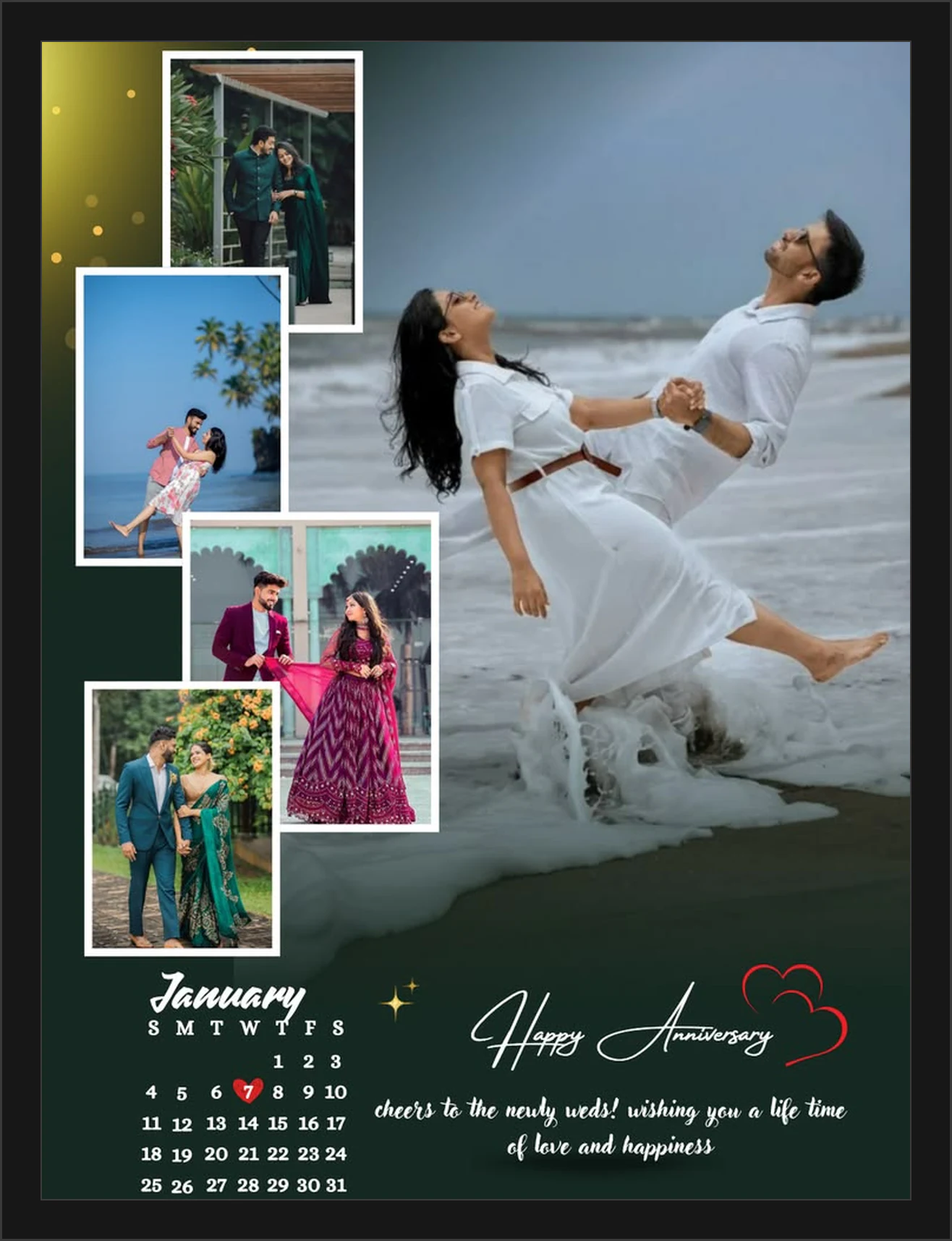 Temp 34 - January Wedding Anniversary Portrait