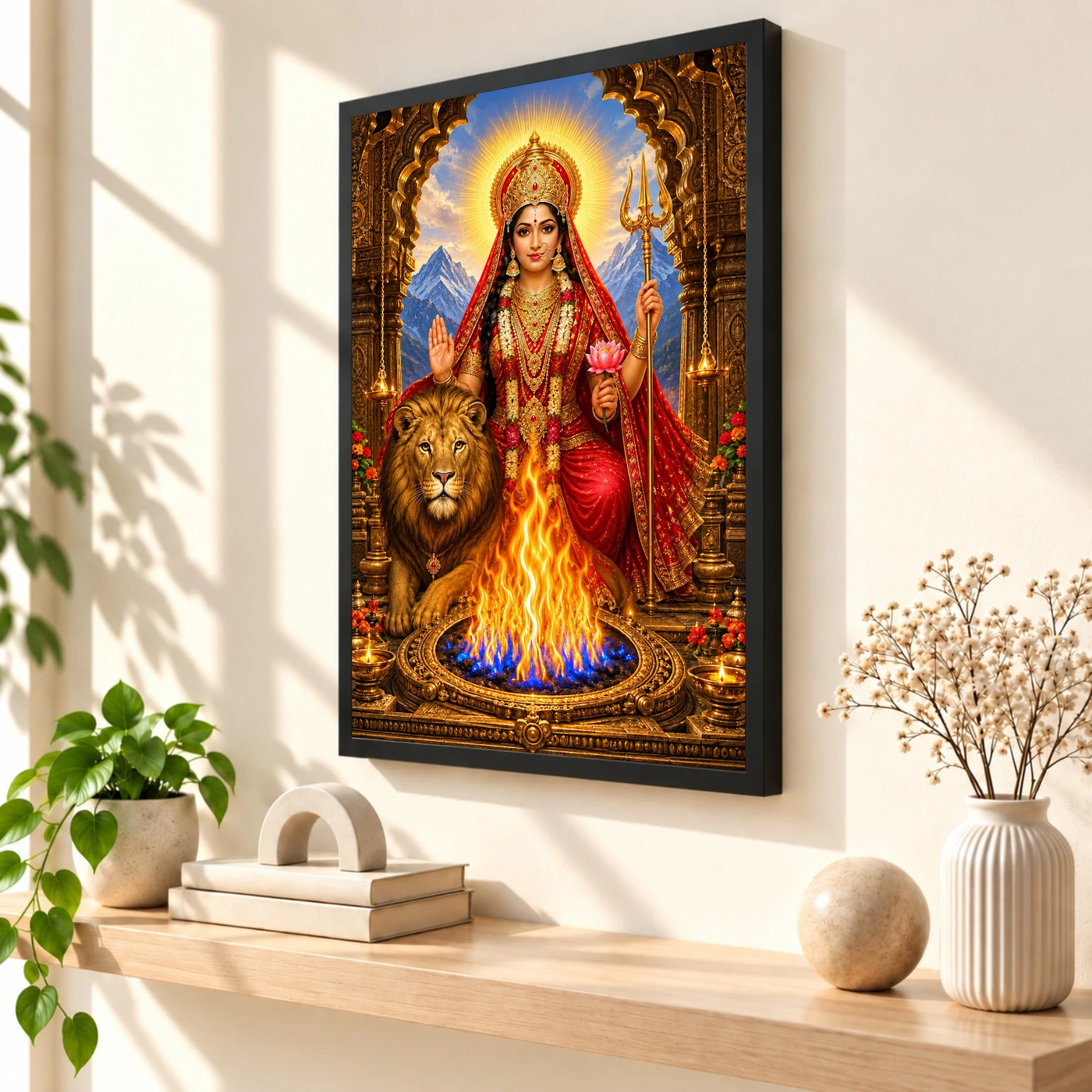 Jwala Ji Eternal Flame Photo Frame, view 2