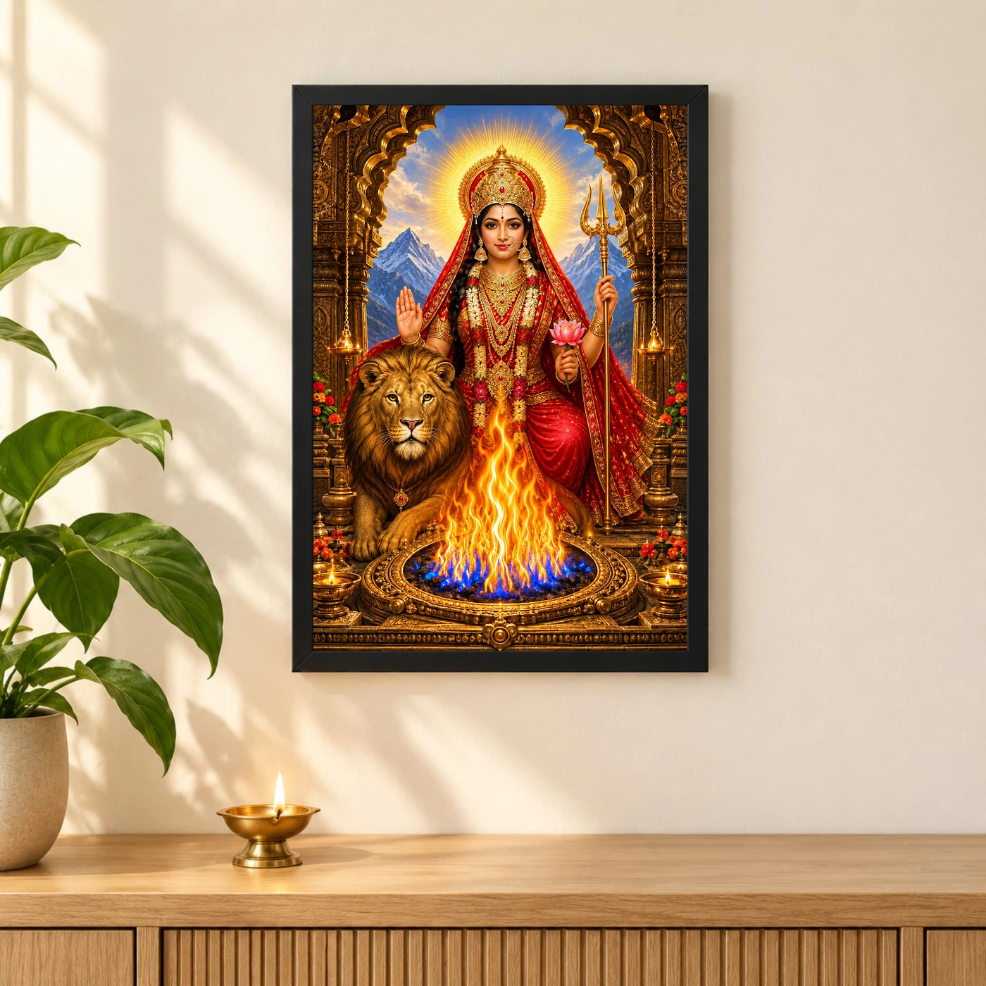 Jwala Ji Eternal Flame Photo Frame, view 3