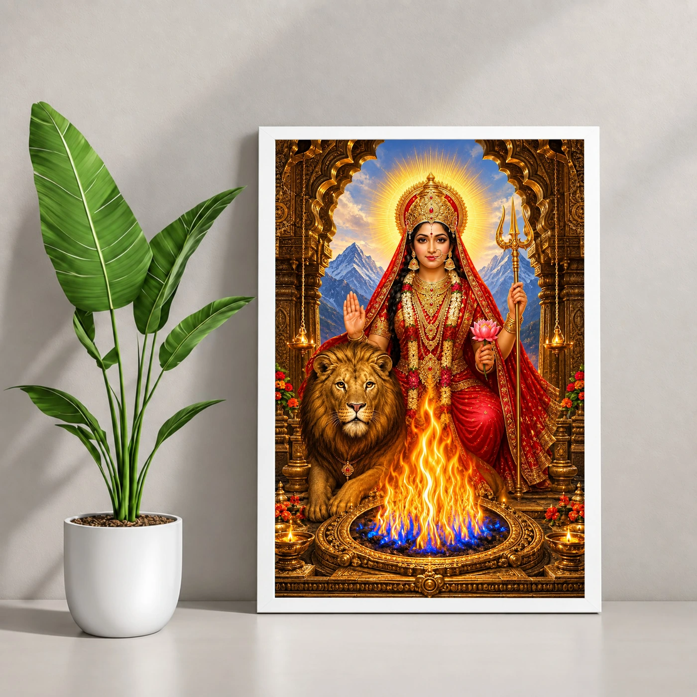 Jwala Ji Eternal Flame Photo Frame, view 4