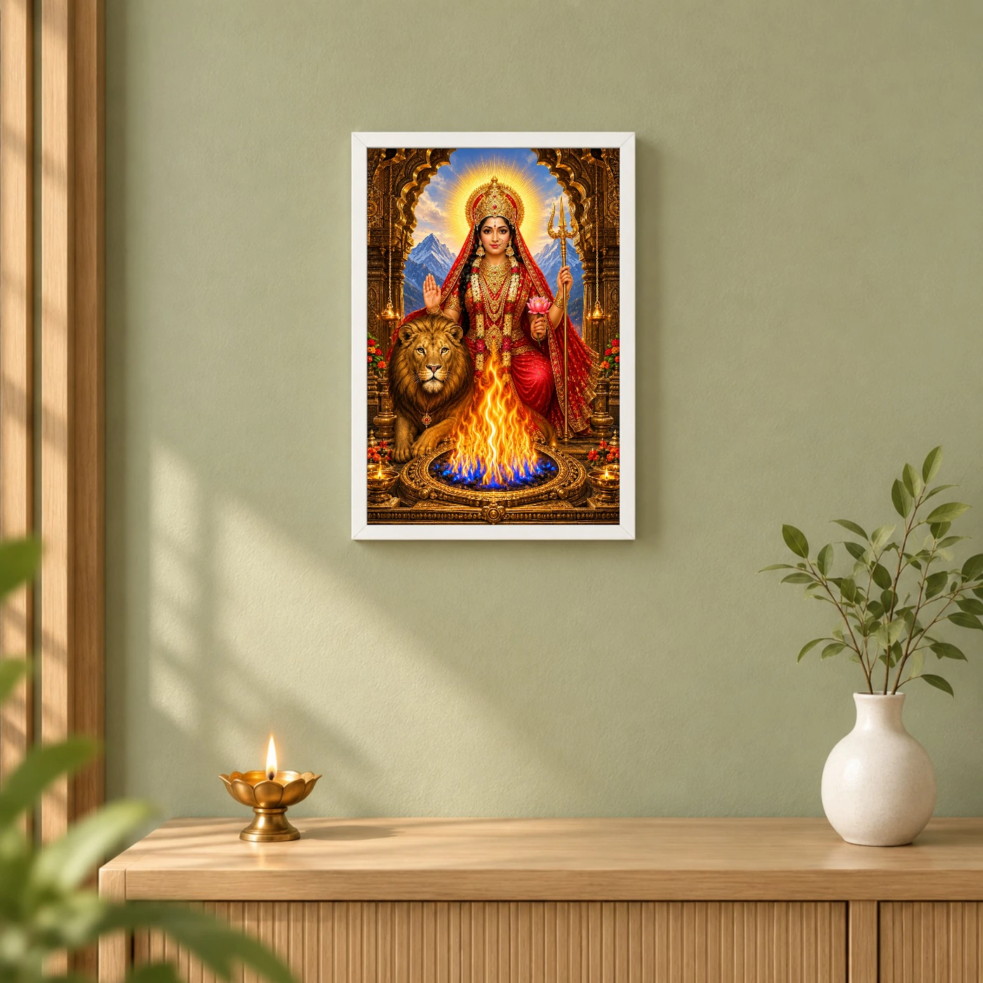 Jwala Ji Eternal Flame Photo Frame, view 6