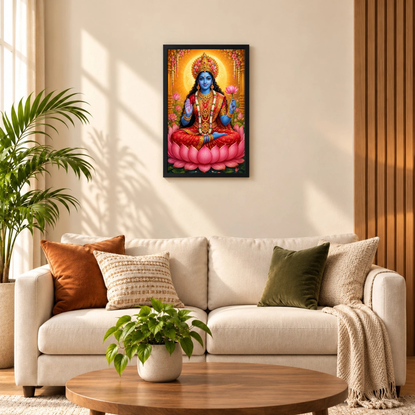 Kali Maa Royal Jewel-Toned Portrait Photo Frame, view 8