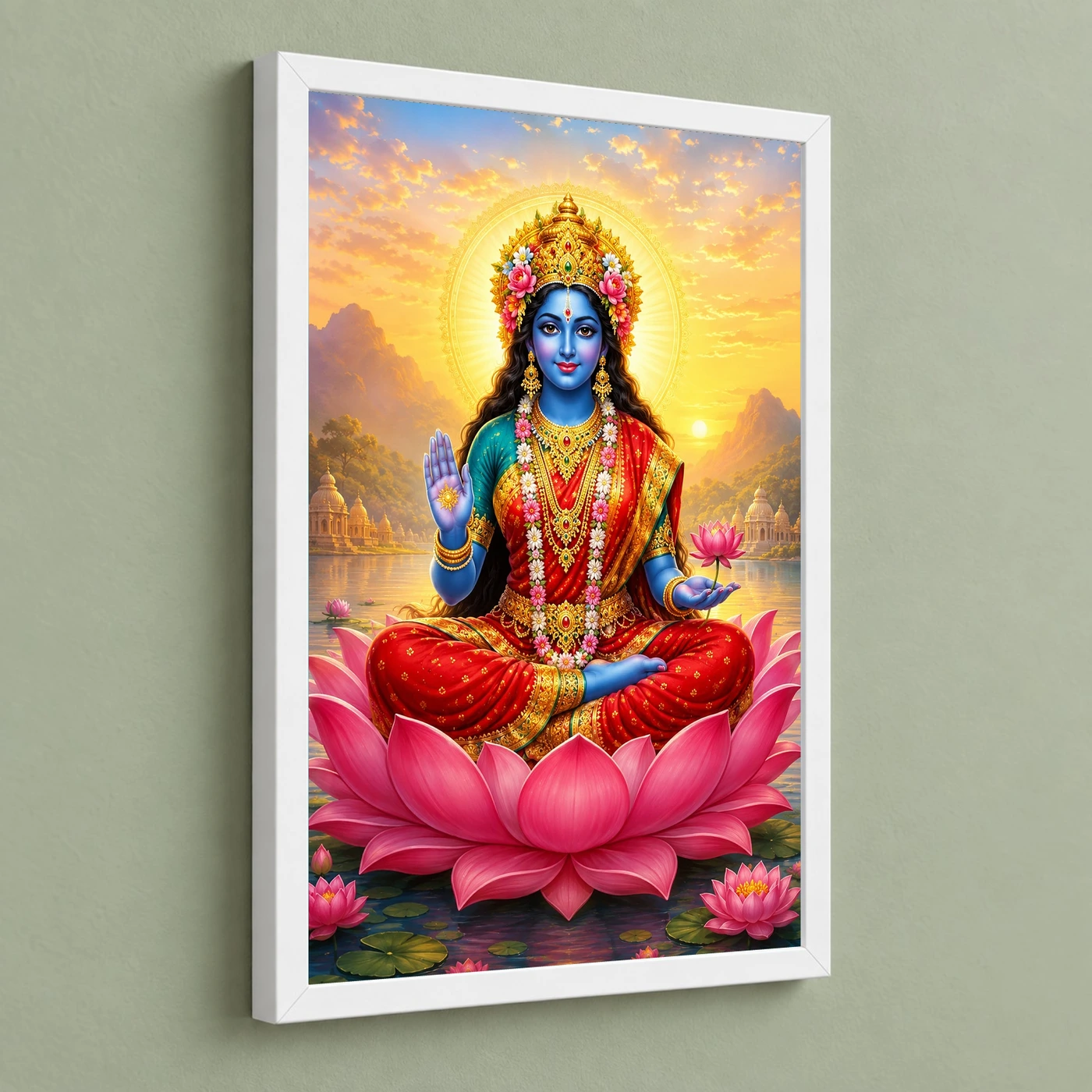 Kali Maa Serene Sunrise Blessing Photo Frame, view 5