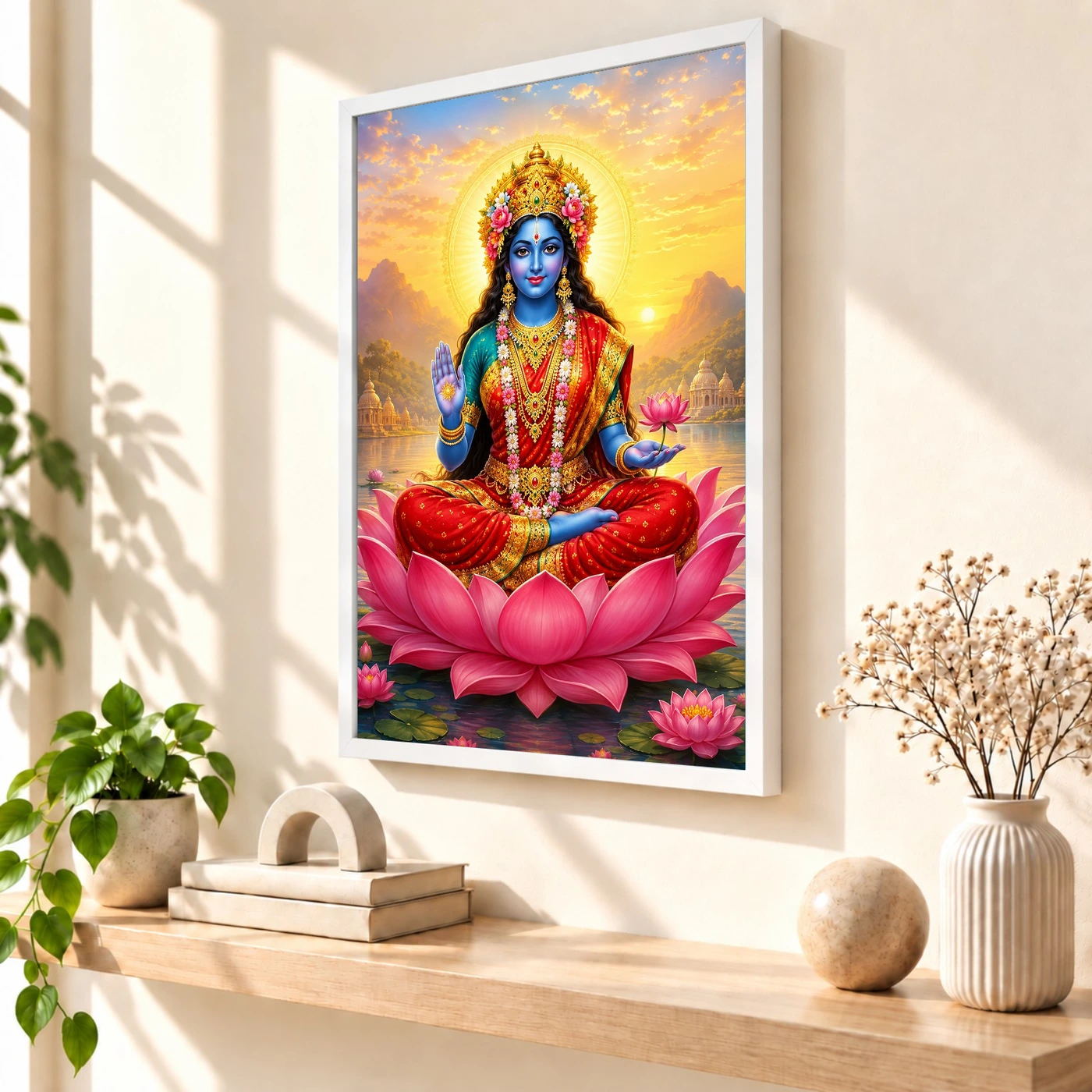 Kali Maa Serene Sunrise Blessing Photo Frame, view 7
