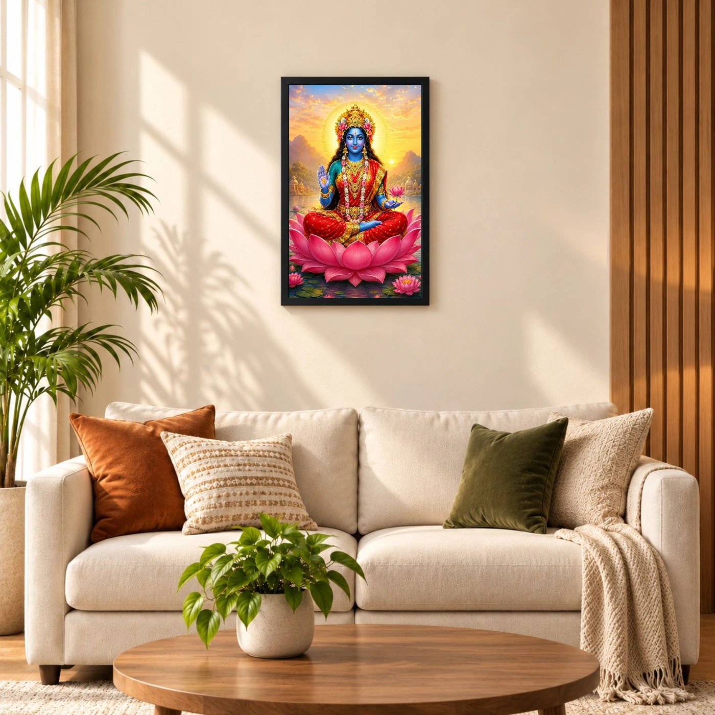 Kali Maa Serene Sunrise Blessing Photo Frame, view 8