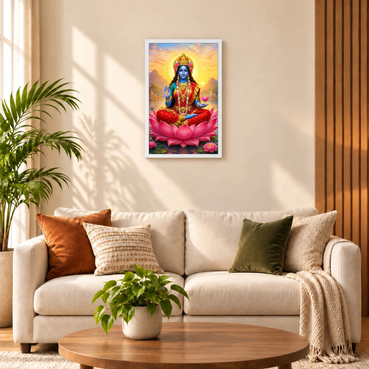 Kali Maa Serene Sunrise Blessing Photo Frame, view 9