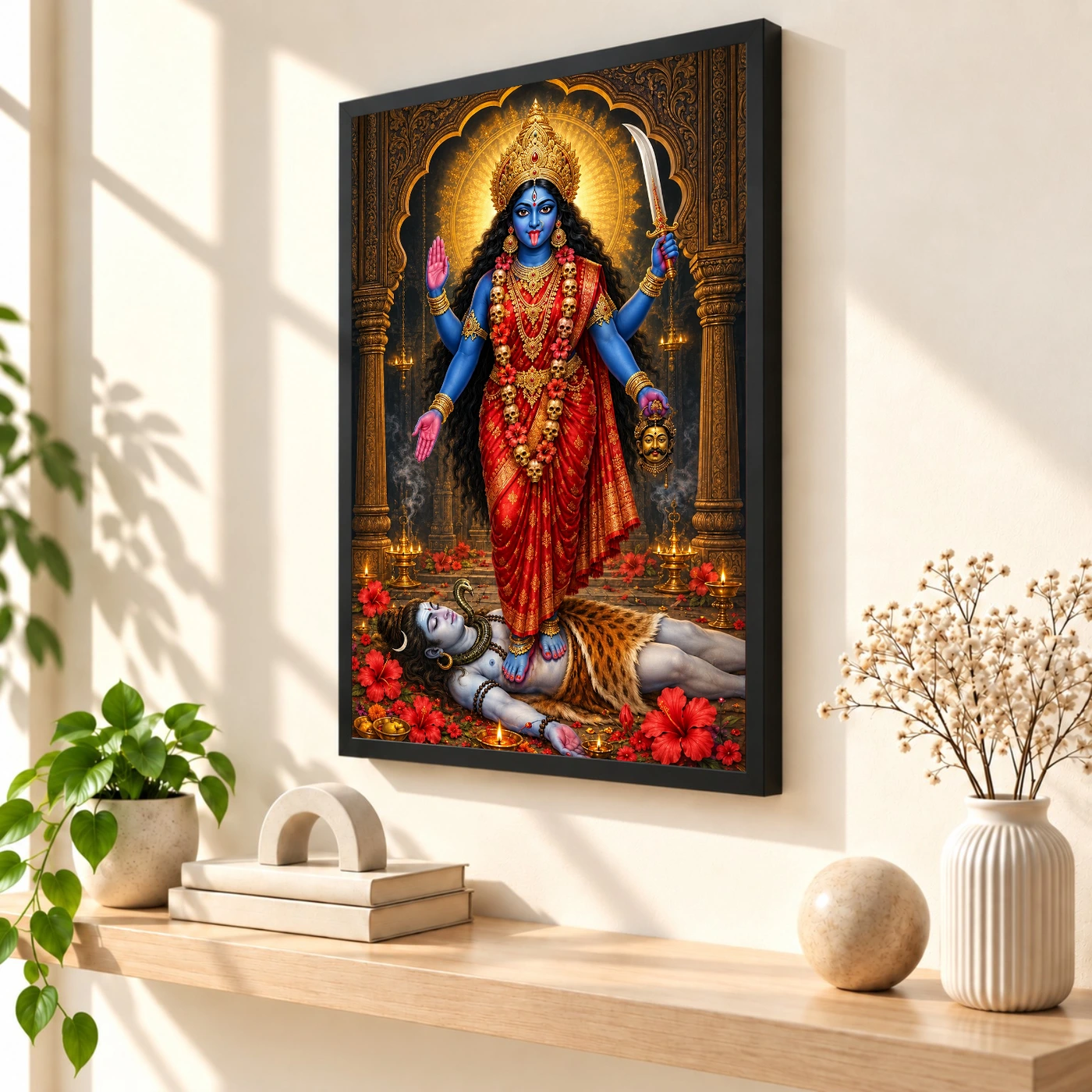 Kali Maa Temple Radiance Photo Frame, view 2