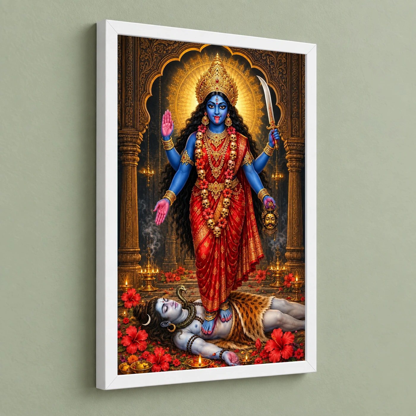 Kali Maa Temple Radiance Photo Frame, view 5