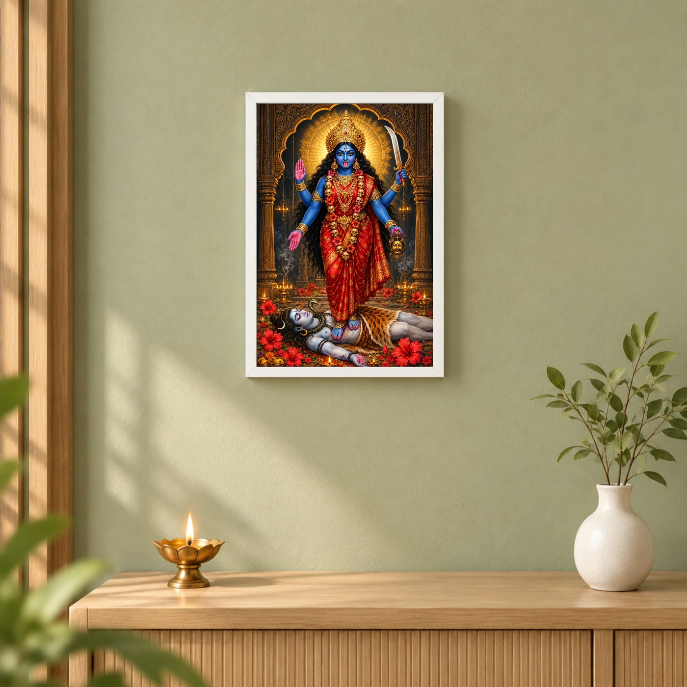 Kali Maa Temple Radiance Photo Frame, view 6