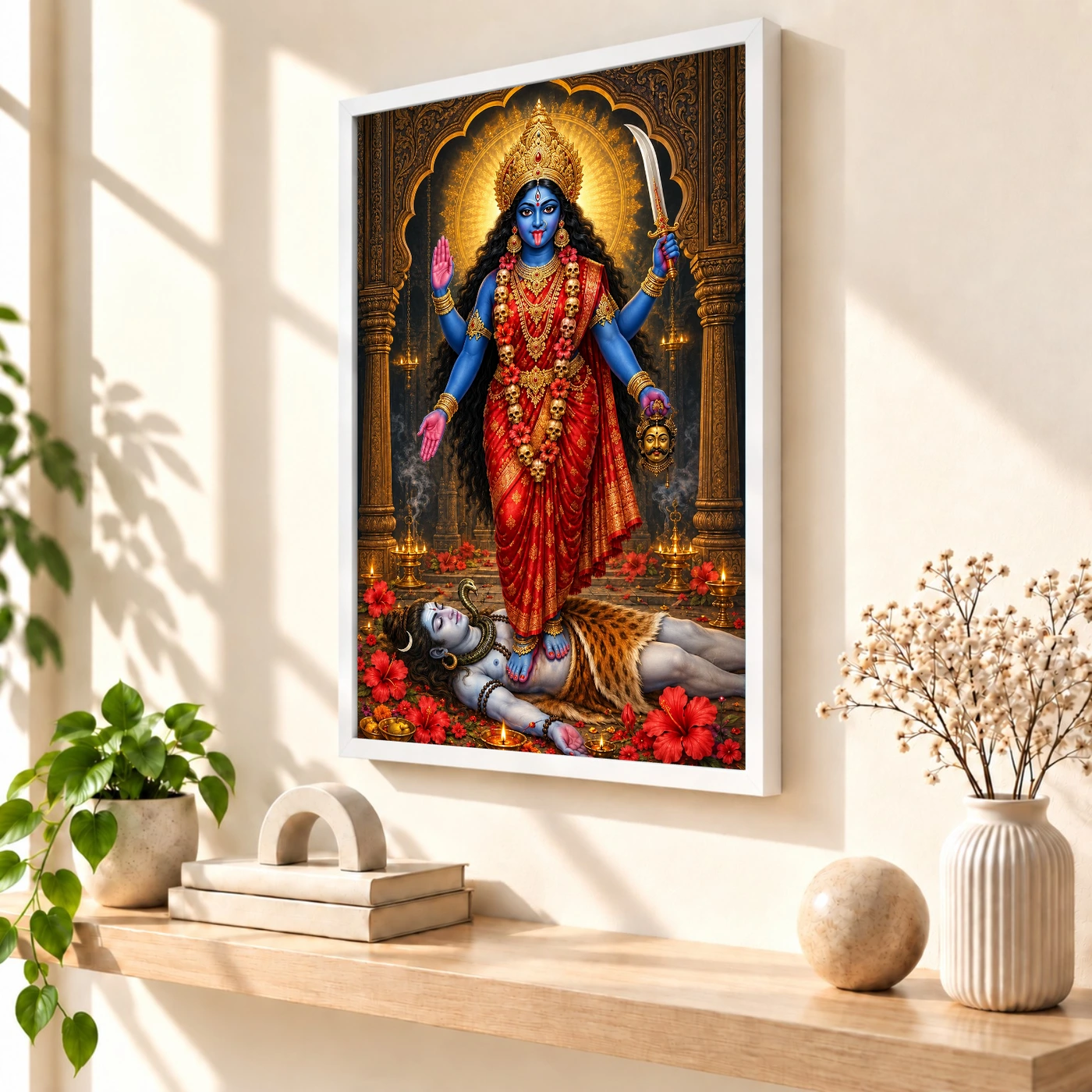 Kali Maa Temple Radiance Photo Frame, view 7