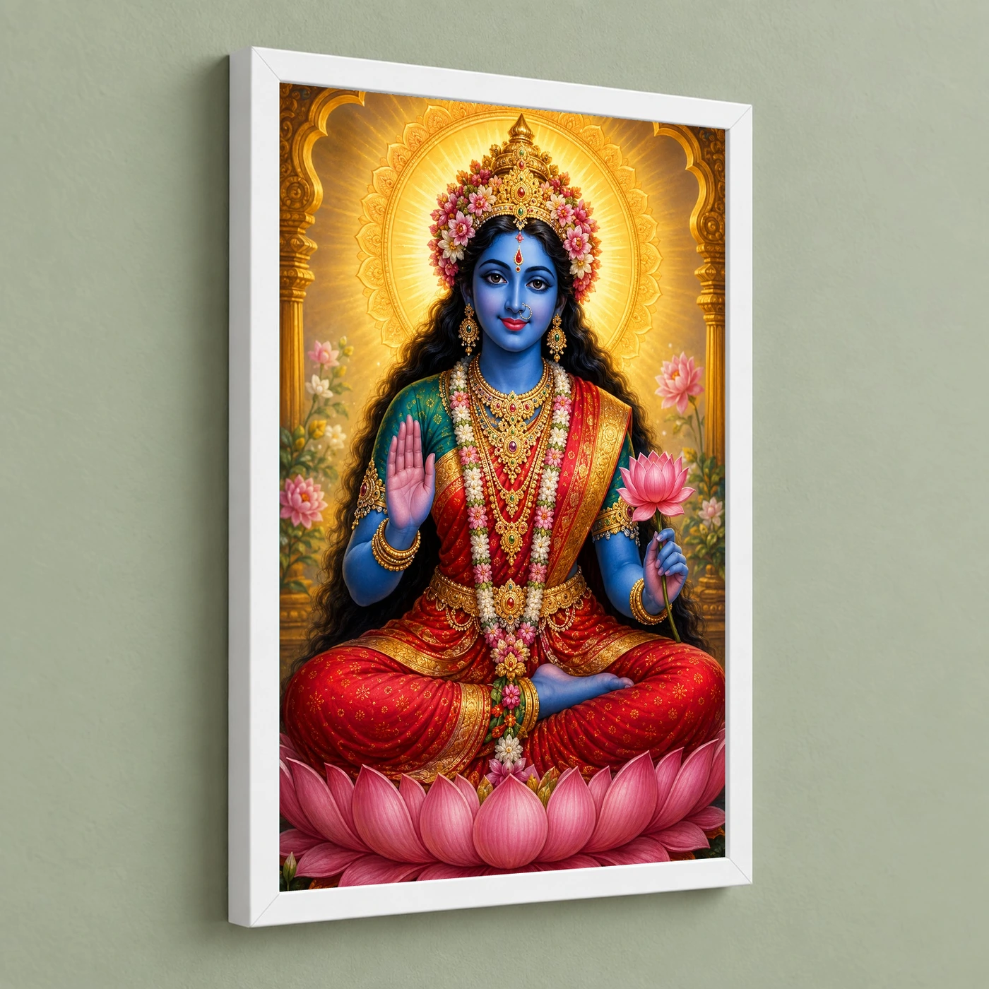 Kali Maa Vivid Premium Spiritual Poster Art Photo Frame, view 5