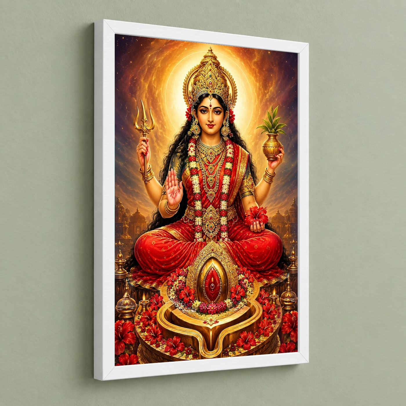Kamakhya Devi Cosmic Celestial Aura Photo Frame, view 5