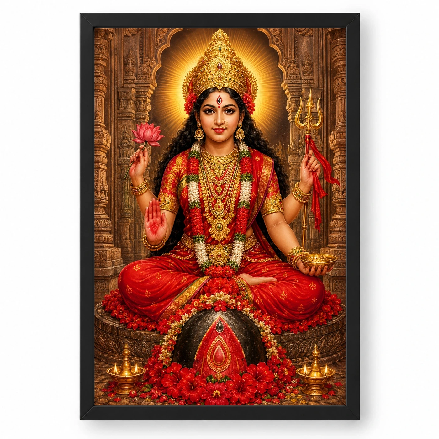Kamakhya Devi Heritage Temple Architecture Backdrop Photo Frame