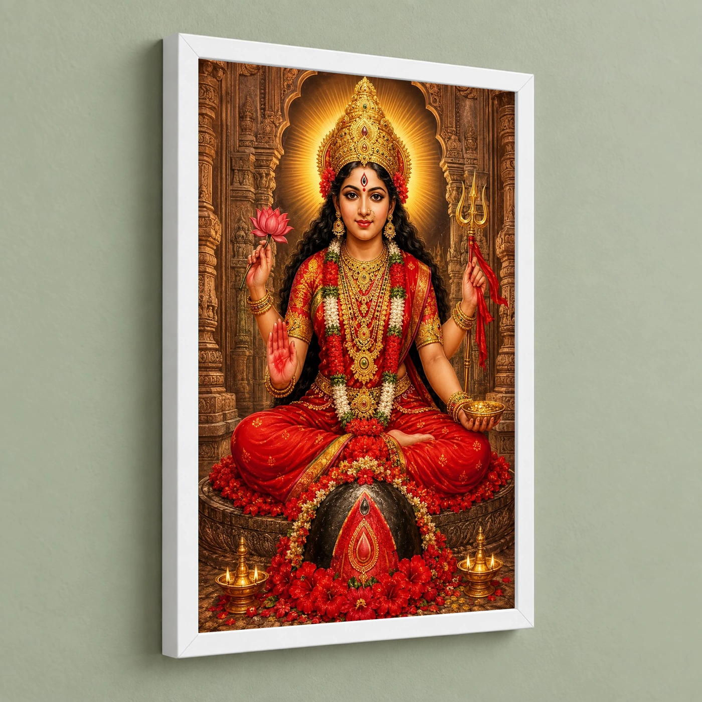Kamakhya Devi Heritage Temple Architecture Backdrop Photo Frame, view 5